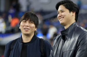 水原一平と大谷翔平の画像